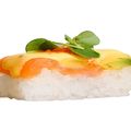 Mango salmon oshi