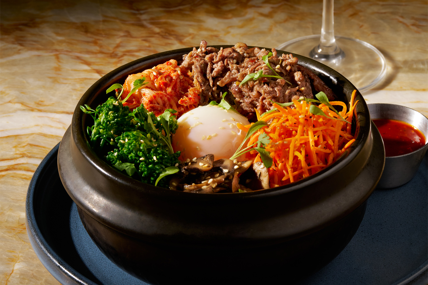 Vegan Korean Tofu Bibimbap