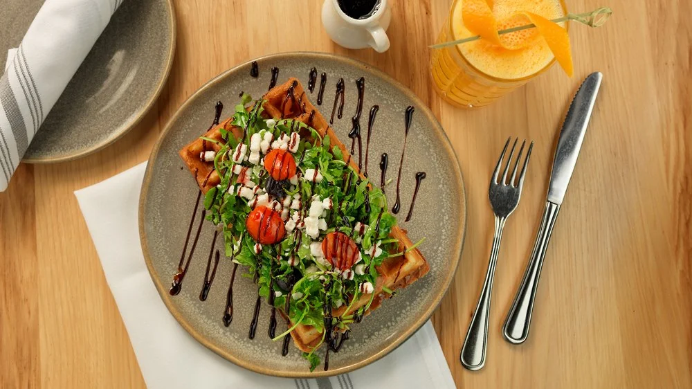 Goat Cheese Waffle