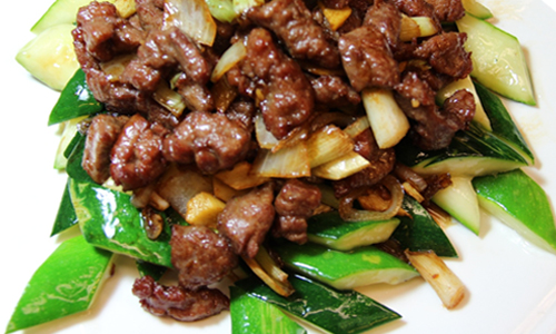 Minced Beef on Spinach