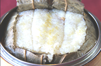 Sticky Rice in Lotus Leaf