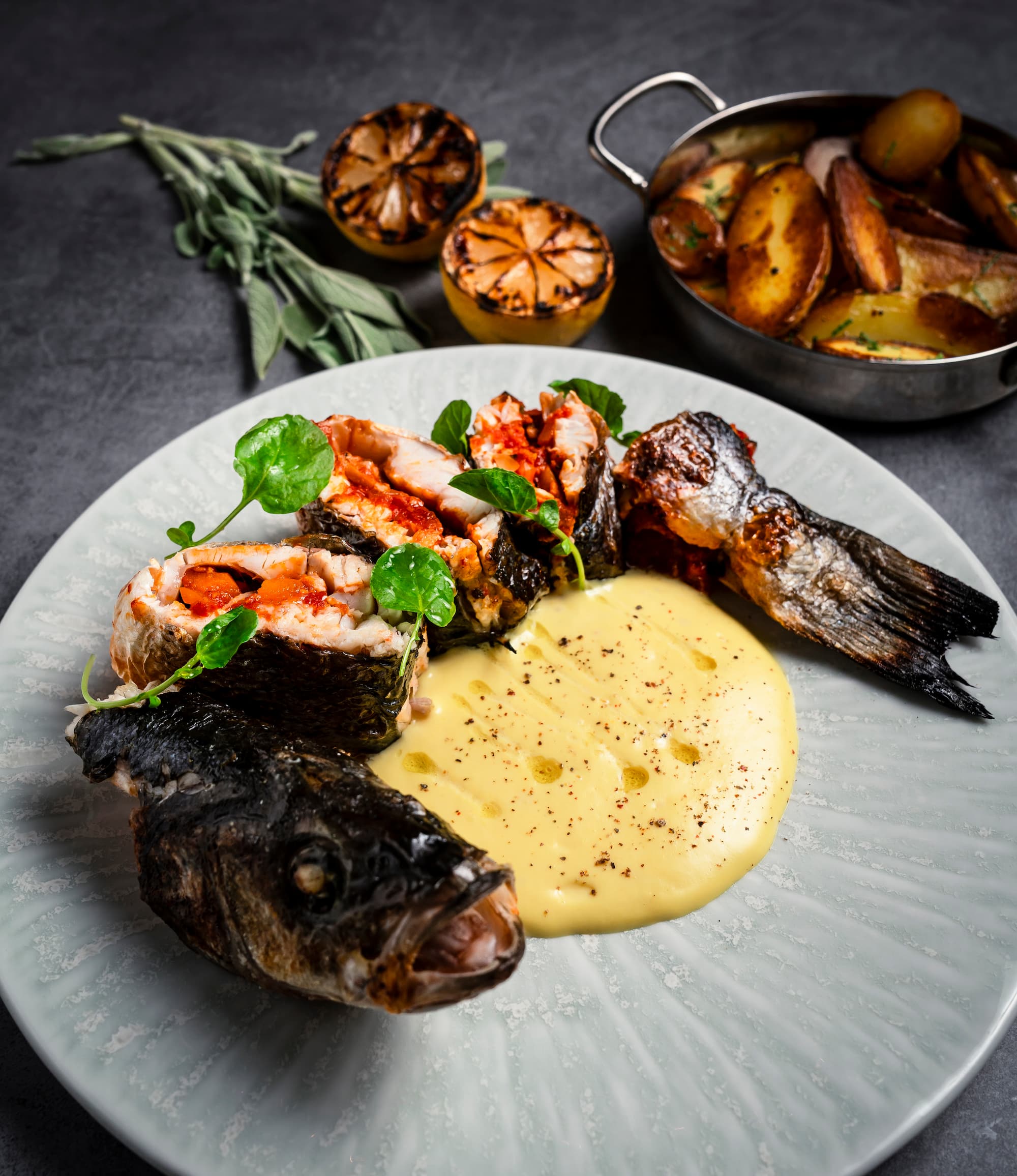 Whole Branzino