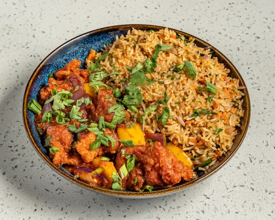 Indo-Chinese Rice Bowl